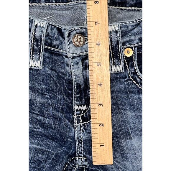 Big Star Vintage Bootcut Distressed Low-Rise Jeans Women's 26X31 - Picture 3 of 7